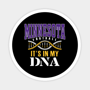 Minnesota Pro Football Fan DNA Stands Magnet